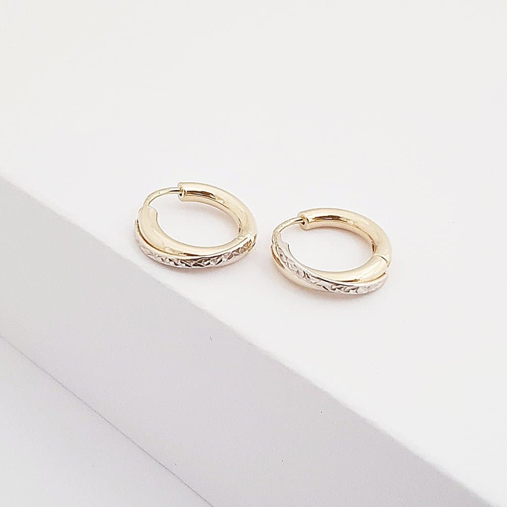 Reflexions Streifen Creolen