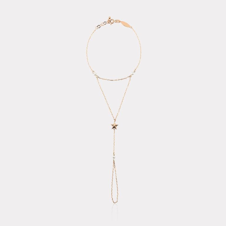 Roségold Stern Figur Şahmeran