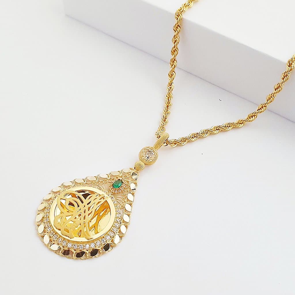 Osmanische Tugra Halskette