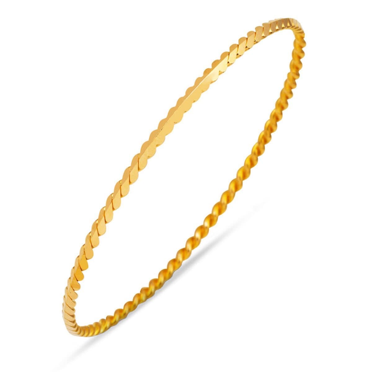 22K Gold Gedrehtlı Ajda Armband 12 g.