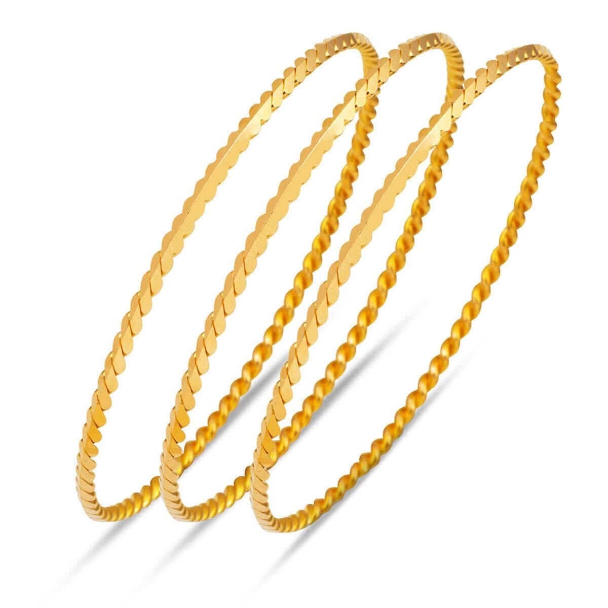 22K Gold Gedrehtlı Ajda Armband (3*9) 27 g.